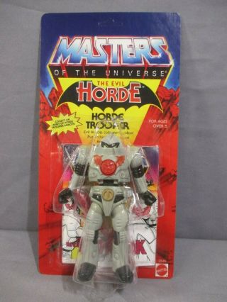 He - Man 1986 Horde Trooper Vintage Complete Custom Card Masters Of The Universe