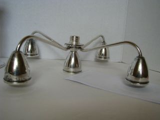 Duchin Creation STERLING SILVER Weighted Candelabra 5 Candle Holders 8