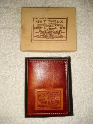 Rare Vintage Levi Strauss &co.  Mans Or Womans Wallet