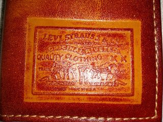 RARE vintage Levi Strauss &co.  mans or womans wallet 4