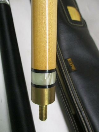 Vintage Brunswick Pool Cue Pool Stick with Case 21oz Wood & Bakelite Billiards 8