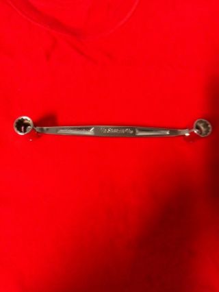 Snap - On Usa Vintage 1/2 - 9/16 " Double Flex Box Wrench 12 Point Fh1618c Nos