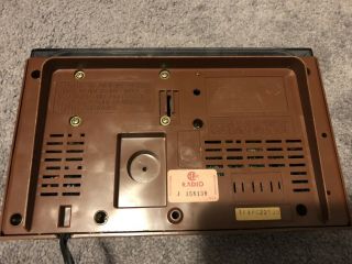 Panasonic RC - 6015/6010 Vintage Flip Style Alarm Clock Radio,  Back To The Future 5
