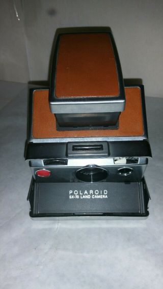 Vintage Leather 1978 Polaroid Sx - 70 Land Camera Usa