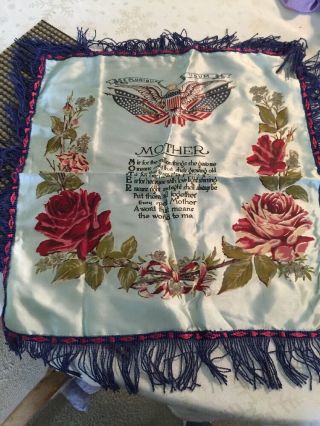 Pillow Cover Vintage E Pluribus Unum Mothers Day Collectable