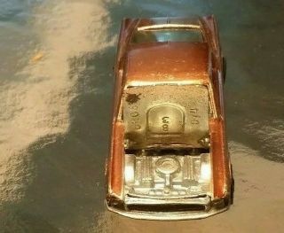 RARE 1968 Hot Wheels Redline Custom Mustang Copper color 6