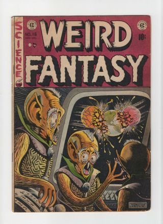 Weird Fantasy 16 Fn,  6.  5 Vintage Ec Comic Horror Scifi Alien Cover Gold 10c