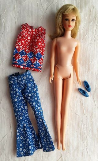 1967 Barbie FRANCIE Blonde Bend Leg TNT Doll in 