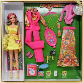 Barbie 50th Anniversary Most Mod Party Becky Doll Gift Set N5012 Gold Label 2010