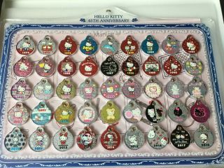 Hello Kitty 45th Anniversary Historical Charm Pendant 100 Limited Rare Sanrio