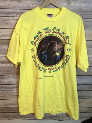 Vtg 1995 Bob Marley Positive Vibrations Tour Music Graphic T Shirt Xxl Rap Tee