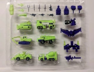 Transformers Vintage G1 Walmart Reissue Constructicon Warrior Devastator 5