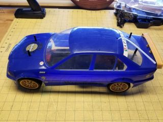 Vintage Tamiya 58171 1/10 Bmw 318i Ta02 4wd With Extra Chassis And Parts