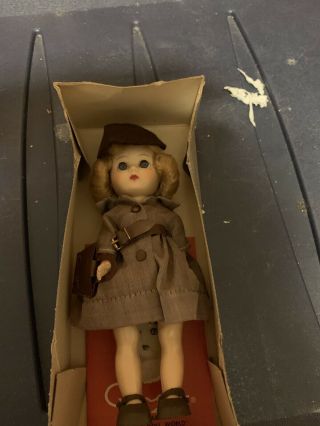 Vintage Cosmopolitan Ginger 8 " Doll With Factory Box And Wearing Brownie Outfit