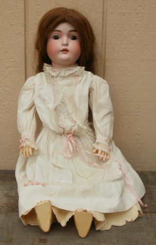 Antique 24 " Kestner 171 (k) German Doll Bisque Head Germany Sleep Eyes
