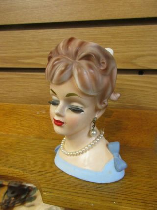 Vintage Head Vase - Enesco - Necklace,  Earrings, 2