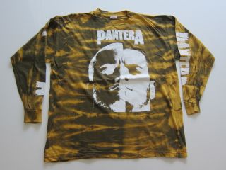 Ds Vintage Pantera Long - Sleeved T - Shirt Phil Anselmo Metal 90 