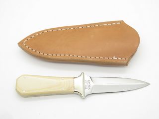 Vtg Khyber Ka - Bar 2751 Seki Japan Micarta Dagger Fixed Blade Knife & Sheath