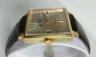 Vintage Very Rare 1960 ' s VENUS ROUTEMASTER 25 Jewel Automatic Watch 5