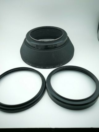 Vintage Angenieux lens hood and filter rings for angenieux 25 - 250mm 3