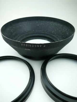 Vintage Angenieux lens hood and filter rings for angenieux 25 - 250mm 6