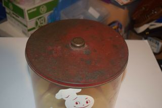 Vintage Rare Happy Jack ' s Cookies Container 3