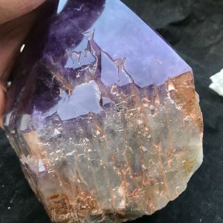9.  0LB Huge Natural amethyst Cluster Rare purple Quartz Crystal mineral Specimen 8