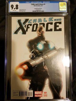 Cable And X - Force 1 Deodato Variant Cover Cgc 9.  8 Nm/mt Wp Rare Deadpool Mov