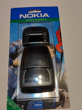 Vintage Nokia 6250 Dock Wall Desk Stand Dcv - 6 In Blister