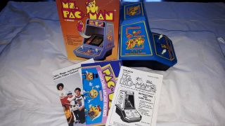 Coleco Ms.  Pac - man Vintage Handheld Arcade Tabletop Video Game Console 3