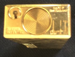 Vintage 1960 ' s Dunhill 14k Gold Plated Rollagas Cigarette Lighter US RE24163 6