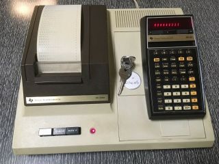 Vintage Texas Instruments Pc - 100a Sr - 52 Calculator & Printer