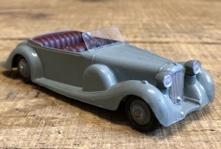 Vintage Dinky Toys England Lagonda Grey Touring Car