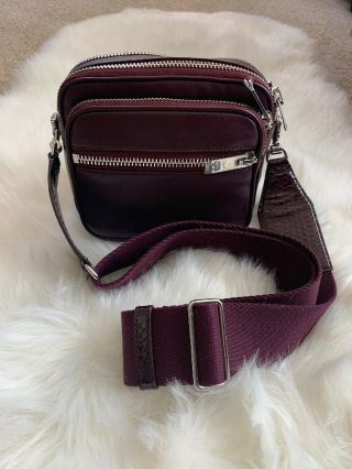 Alexander Wang Attica Camera Bag In Burgundy Leather.  Very Rare And Unique