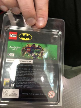 2019 SDCC EXCLUSIVE LEGO ZEBRA BATMAN MINI - FIGURE DC DETECTIVE COMICS 275 RARE 2