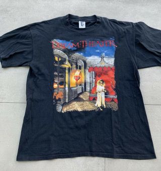 Vintage 90s Dream Theater T Shirt Rock Metal Badn Tour 1992 Images Words L Xl