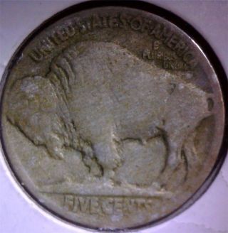 1918 7 17 D Buffalo Nickel Full Horn Very Fine,  Details Restored Rare Ali 6