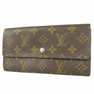 Auth Louis Vuitton Vintage Monogram Pochette Porte Monnaie Credit Wallet 5870