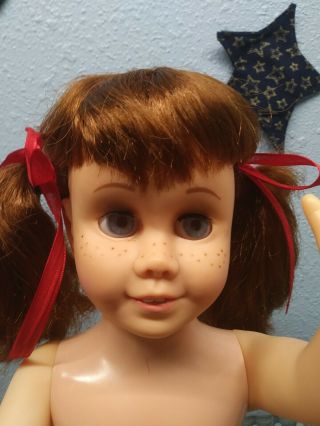 Chatty Cathy Doll vintage Mattel With pigtail Auburn Hair,  talks PERFECT 2