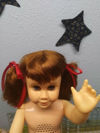 Chatty Cathy Doll vintage Mattel With pigtail Auburn Hair,  talks PERFECT 3