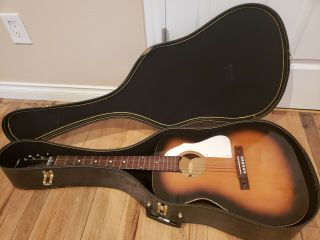 Vintage Silvertone Acoustic Guitar,  Made In Italy