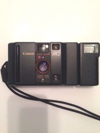 Rare Canon MC - Vintage 1984 35 mm camera with telephoto 2.  0x lenses 2