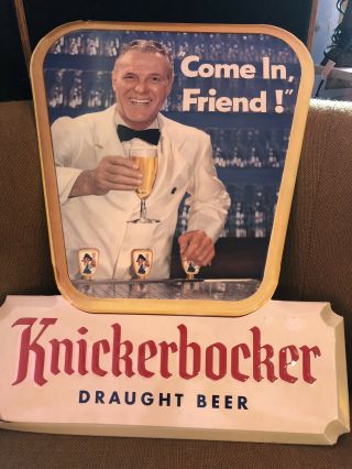 Vintage Knickerbocker Beer Sign