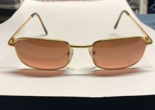 Vintage Serengeti Drivers Sunglasses Corning Optics 5449y Glass Lens