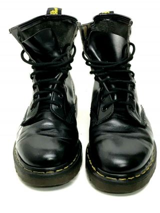 Dr Martens Vintage Made In England Mens Black Boots Size.  Us.  7.  5 Uk.  7 Eu.  40.  5