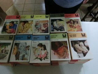 90 VINTAGE ROMANCE NOVELS MILLS & BOON ALL HB VERY GOOD COND 2