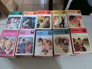 90 VINTAGE ROMANCE NOVELS MILLS & BOON ALL HB VERY GOOD COND 4