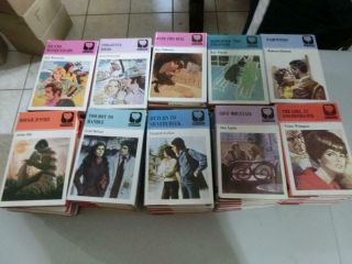 90 VINTAGE ROMANCE NOVELS MILLS & BOON ALL HB VERY GOOD COND 5