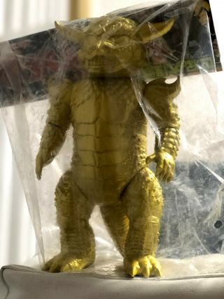 Japan Rare Marmit Vinyl Paradise Series Legendary monsters Pulgasari Gold Body 5