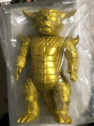 Japan Rare Marmit Vinyl Paradise Series Legendary monsters Pulgasari Gold Body 9